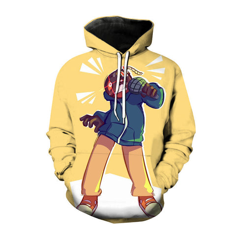 Image of Friday Night Funkin Graph 3D Hoodies Hip Hop Casual Sportwear Pullover Sweatshirt