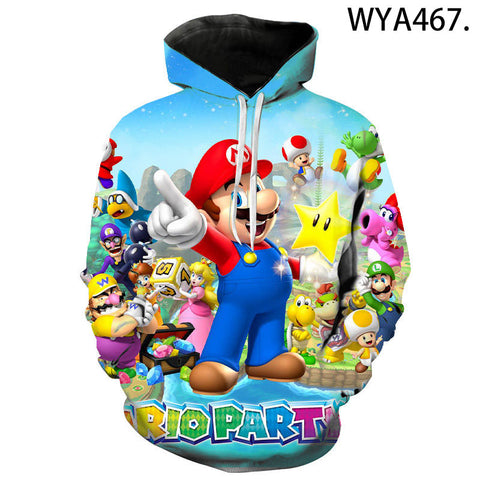 Image of Games Super Mario 3D Hoodies - Super Smash Bros Sweatshirts
