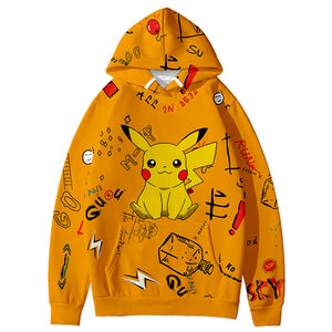 Pokemon 3D Print Design Hoodies - Anime Hooded Sweatshirts