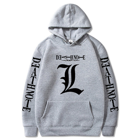 Image of Death Note Hoodies Funny Japanese Anime Streetwear Graphic Sweatshirts