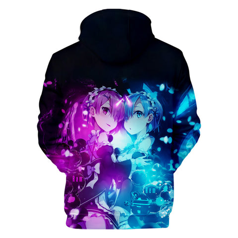 Image of Re: Life In A Different World From Zero 3D Hoodies Sweatshirt Pullover