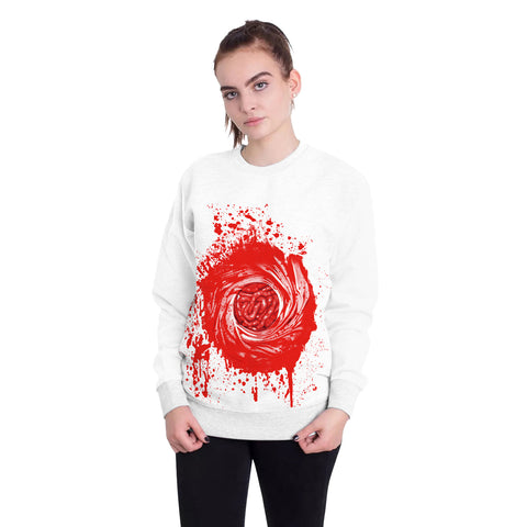 Image of Halloween red blood collar Sweater