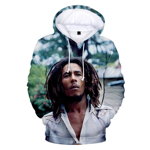 Image of 3D Printed Music Bob Marley Hip Hop Sweatshirts Hoodies