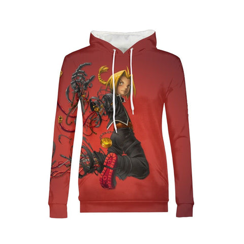 Image of Fullmetal Alchemist Hoodies - Pullover Teenager Girls Warm Autumn Tracksuit