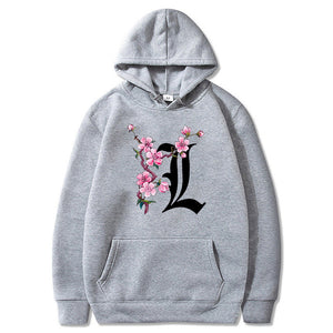 Death Note L·Lawliet Print Sweatshirts Unisex Hoodies Anime Streetwear