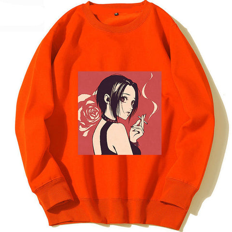 Image of Japanese Anime Osaki Nana Hoodies Casual Pullover Street Hoodie