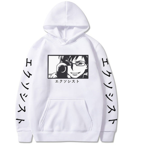 Image of Blue Exorcist Hoodies Unisex Casual Japanese Anime Printed Sweatshirt