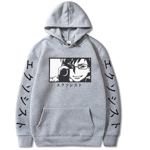 Image of Blue Exorcist Hoodies Unisex Casual Japanese Anime Printed Sweatshirt