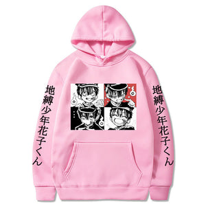 Harajuku Toilet-Bound Hanako-kun Hanako Kun Hoodie Pullover Hooded Sweatshirt Casual Streetswear Hoodie Clothes