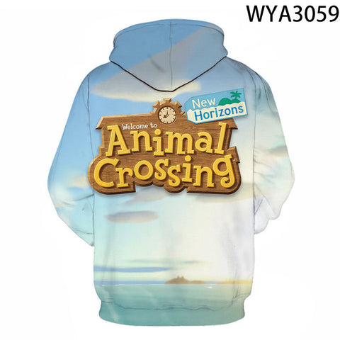 Image of Animal Crossing 3D Printed Hoodies Sweatshirts Hooded Pullover