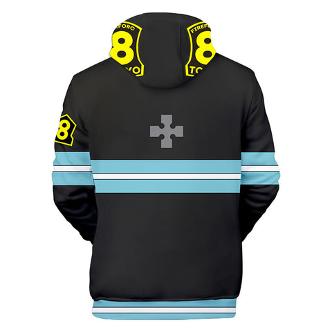 Image of 3D Fire Force Hoodies - Cartoon Sweatshirts