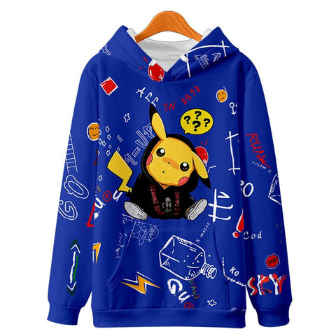 Image of Pokemon 3D Print Design Hoodies - Anime Hooded Sweatshirts