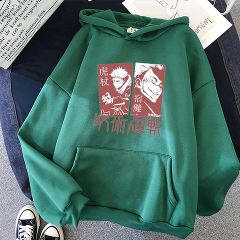 Image of Unisex Japanese Anime Jujutsu Kaisen Ryomen Sukuna Hoodies