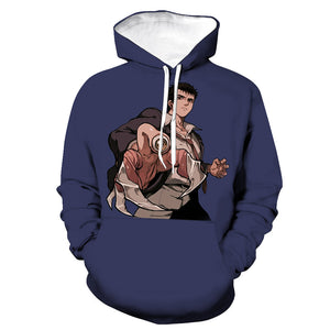 Parasyte -the Maxim Anime 3D Printed Hooded Sweatshirt Hoodies