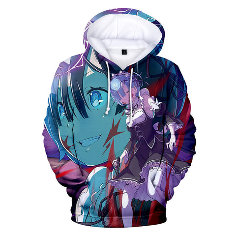 Image of Re: Life In A Different World From Zero 3D Hoodies Sweatshirt Pullover