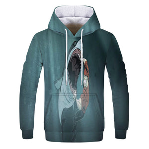 3D Tropical Fish Hooded Sweatshirts - Fashion Print Hoodies