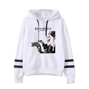 Death Note Death Luke Stripe Hoodies Autumn Hoodie Sweatshirts