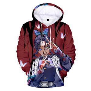 Anime Demon Slayer Hoodies - Kamado Nezuko 3D Printed Streetwear