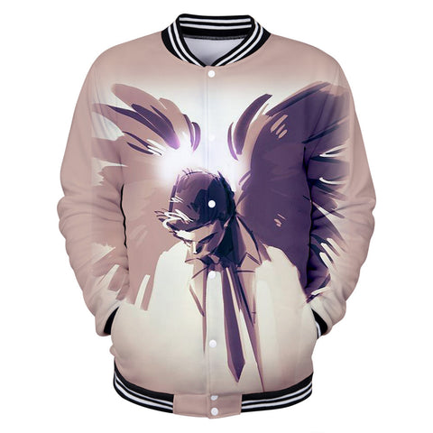Image of 3D Printed Supernatural Sweatershirts Outwear Baseball Jacket