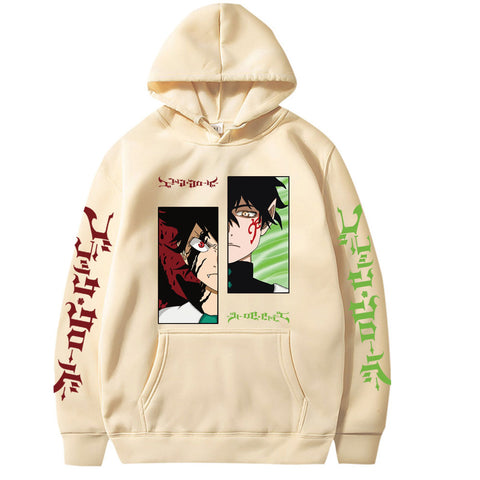 Image of Hot Anime Black Clover Astar Pattern Hoodie Manga Pullovers Sweatshirt