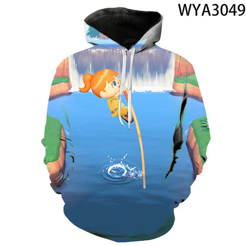 Image of Animal Crossing 3D Printed Hoodies Sweatshirts Hooded Pullover