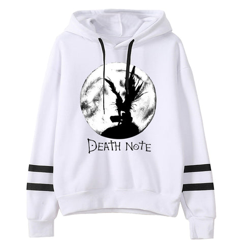 Image of Death Note Pullovers Hoodies Sweatshirts 90s Anime Hoody Streetwear