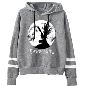 Death Note Pullovers Hoodies Sweatshirts 90s Anime Hoody Streetwear