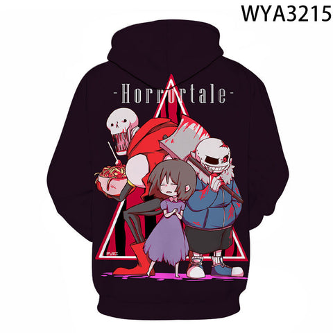 Image of 3D Printed Undertale Hooded Pullovers Sweatshirts Hoodies