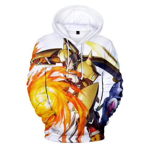 Image of Anime Digimon Adventure Wargreymon 3D Hoodies Sweatshirts