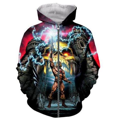 Image of TV Series He-Man and the Masters of the Universe 3D Printed Hoodies