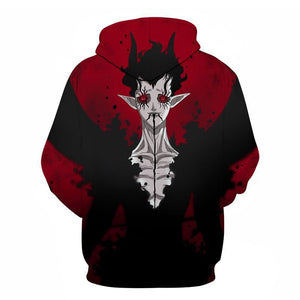 Anime Black Clover Print Oversized Unisex Sportwear Hoody Hooded Sweatshirt