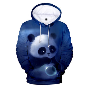 3D Printed Animal Panda Hoodies - Fashion Hooded Sweatshirt