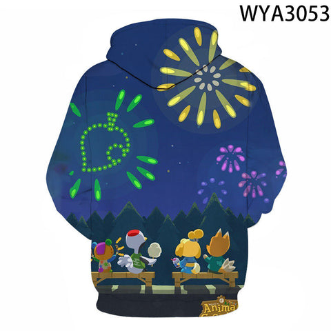 Image of Animal Crossing 3D Printed Hoodies Sweatshirts Hooded Pullover