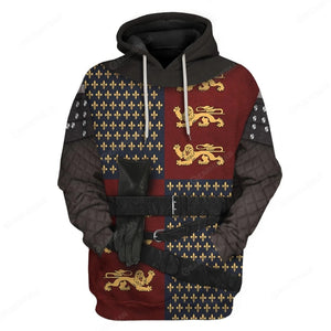 Historical Personage Henry V 3D Printed Cosplay Hoodie