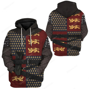 Historical Personage Henry V 3D Printed Cosplay Hoodie