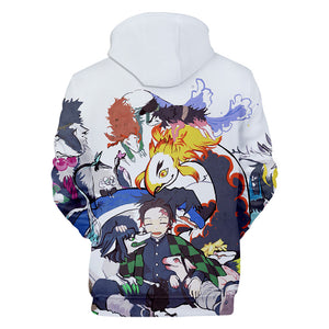 Anime Demon Slayer Hoodies - Kamado Nezuko 3D Printed Streetwear