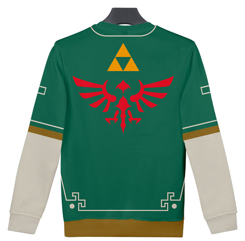 Image of Game The Legend of Zelda Anime Link Majora's 3D Crewneck Sweatshirt