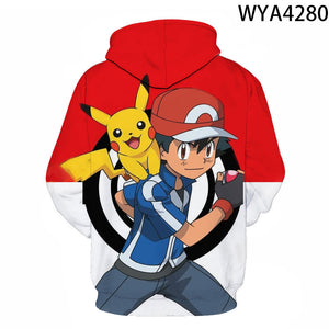 Pokemon 3D printed Hoodies - Fashion Sweatshirts