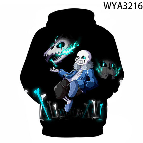 Image of 3D Printed Undertale Hooded Pullovers Sweatshirts Hoodies