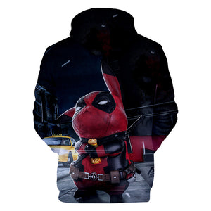 Pokemon 3D Print Design Hoodies - Anime Hooded Sweatshirts