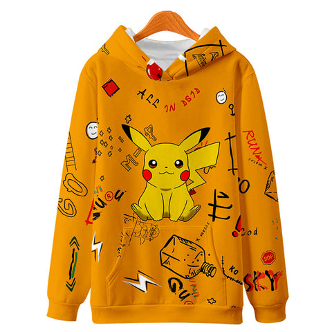 Image of Pokemon 3D Print Design Hoodies - Anime Hooded Sweatshirts