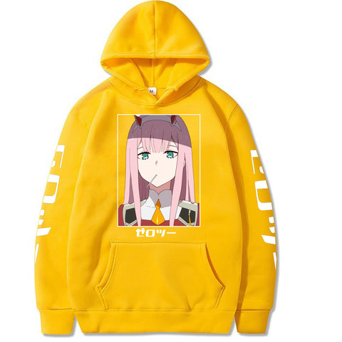 Image of Zero Two Darling In The Franxx Oversized Hoodies Anime Hoodie Streetwear Sweatshirt