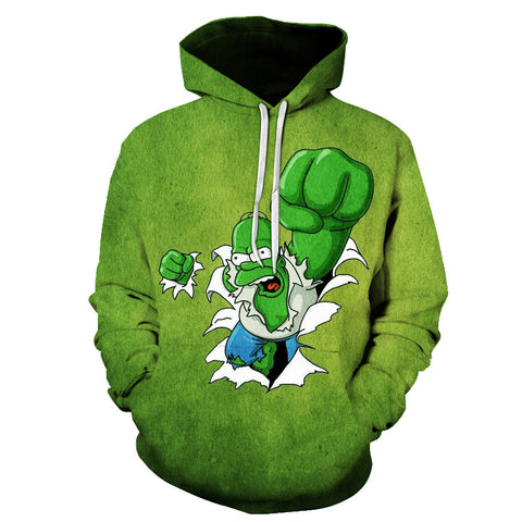 Image of Homer Simpson and His Son 3D Printed Hoodies Sweatshirts