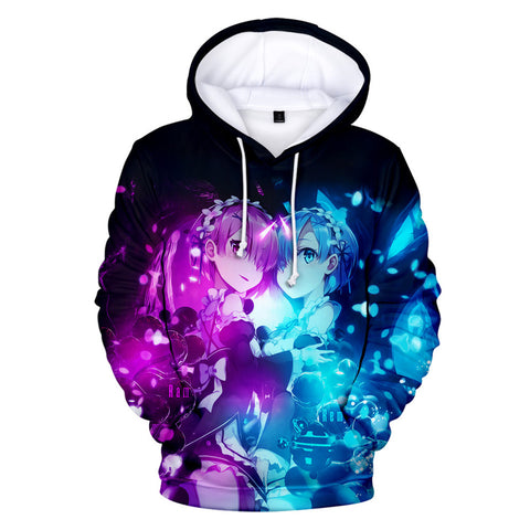 Image of Re: Life In A Different World From Zero 3D Hoodies Sweatshirt Pullover