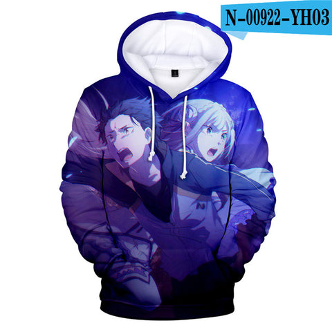 Image of Re: Life In A Different World From Zero 3D Hoodies Sweatshirt Pullover