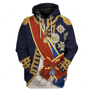 Historical Personage Horatio Nelson 3D Printed Cosplay Hoodie