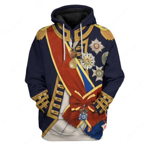 Image of Historical Personage Horatio Nelson 3D Printed Cosplay Hoodie