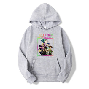 Hot Anime Jojo Bizarre Adventure Cool Hoodie Loose Sweatshirt