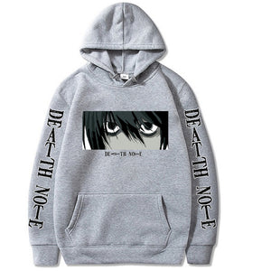 Hot Death Note Hoodies Streetwear Sweatshirts Unisex Tops