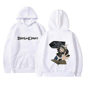 Black Clover Asta Hoodie Autumn Sweatshirt Long Sleeve Pullovers